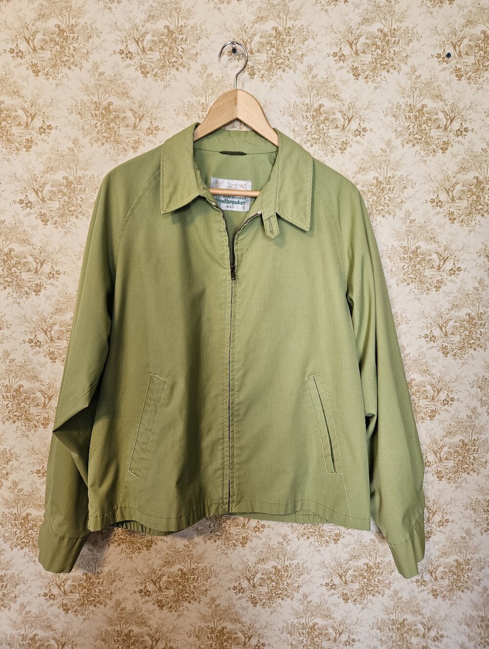 Vintage Van Heusen Windbreaker/ Harrington Style Jacket